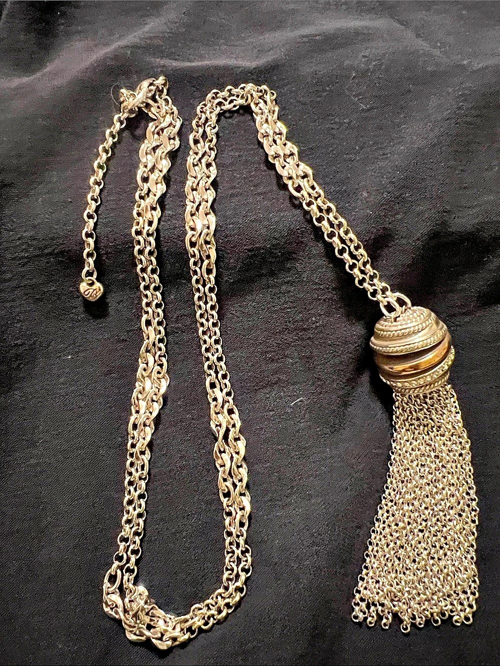 Brighton Neptune's Rings Tassel Necklace Gold